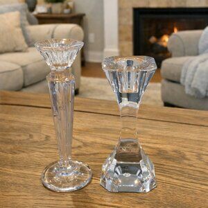 Villeroy Boch Crystal Cocktail Club Candlestick & Marquis By Waterford Crystal